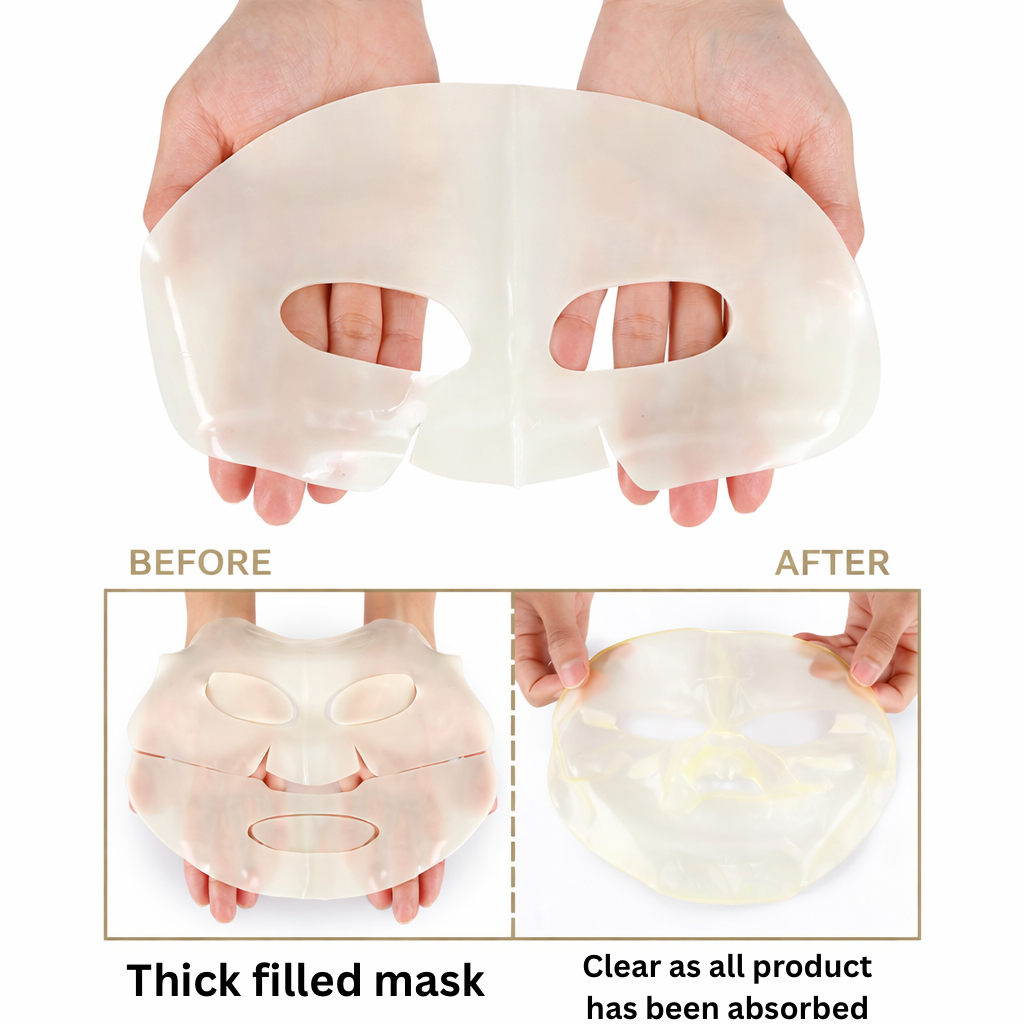Glutathione jelly face masks 4 pack