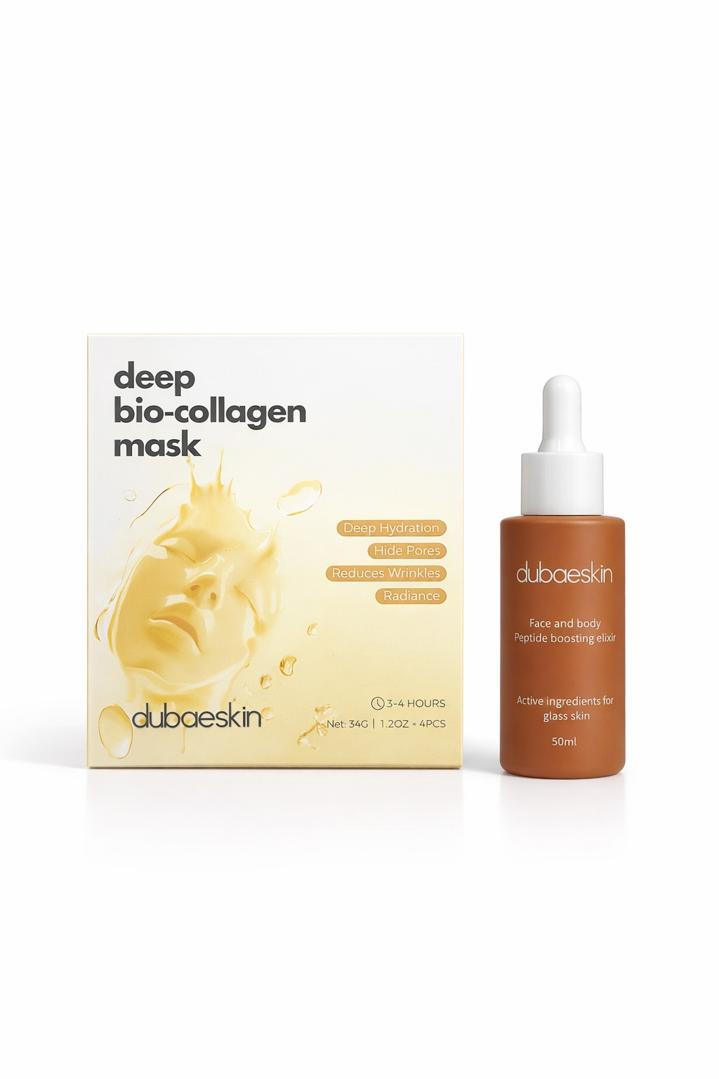 Glutathione Facial Masks + Anti aging Oil Combo