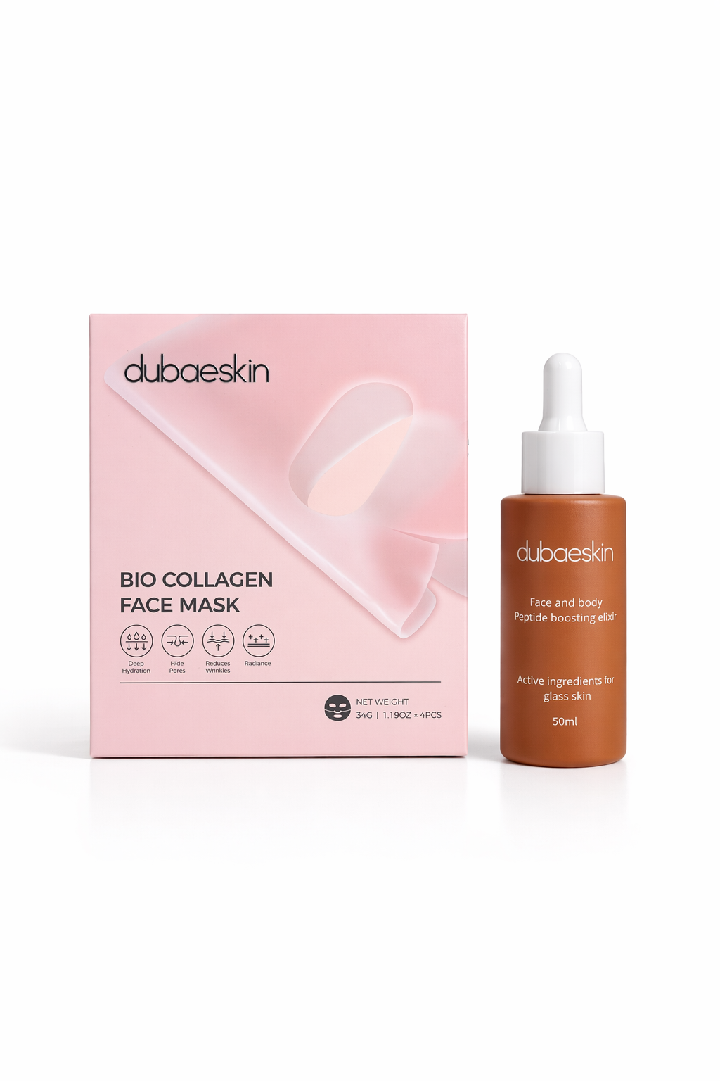 Skin support masks + Glass Skin Oil Combo