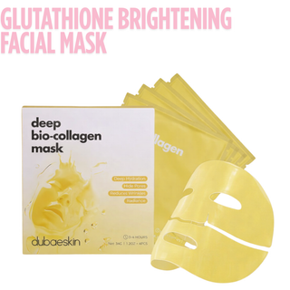 4 Pack Glutathione Brightening Masks
